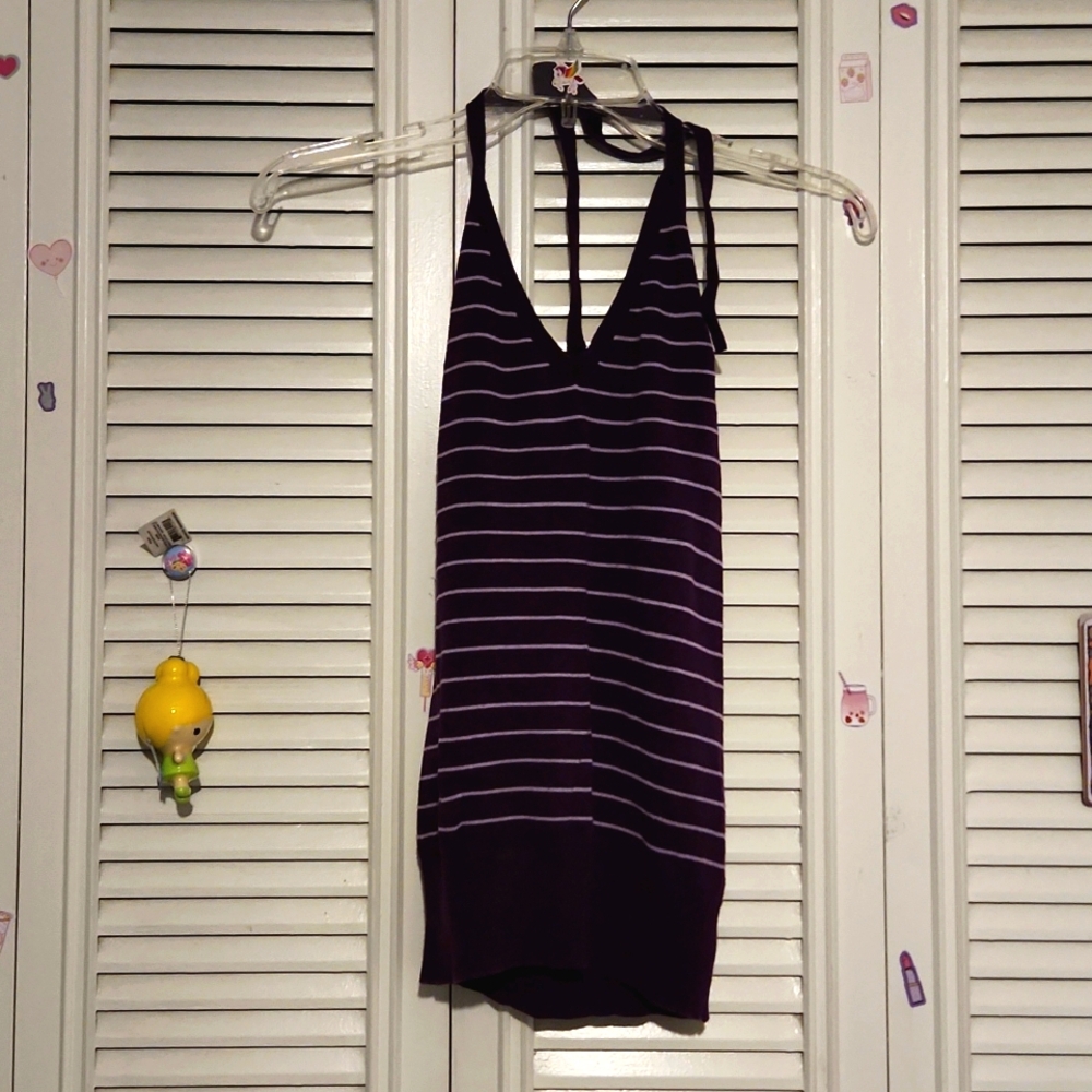 LOGG H&M 💖 Purple Halter Top
